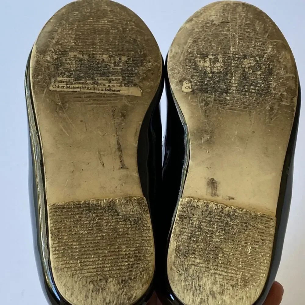 Janie and Jack Ballet Flats Girls Size 10 patent leather little girls dress shoe
